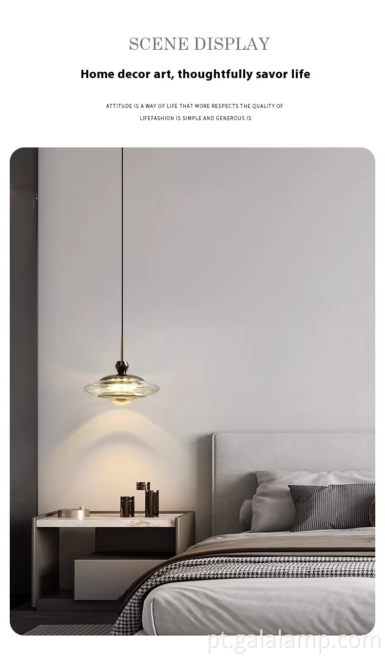 Lâmpada pendente com sensor infravermelho regulável Infrared-Sensor-Dimmable-Pendant-Lamp